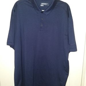 Nike Golf Tour Performance Blue Dri-Fit Polo Shirt Men's sz XXL.